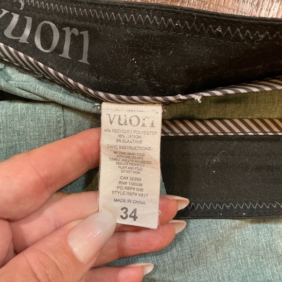 Vuori Cruise Boardshorts Green Heather Men’s Size 34 - Picture 11 of 12